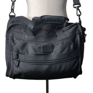 Tumi Black Duffle Bag